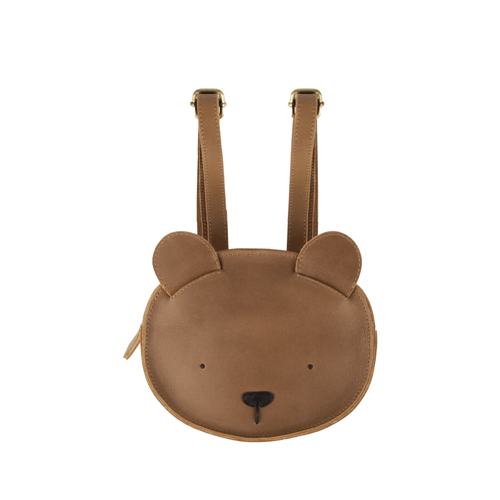 Kapi Classic Backpack | Bear | Cognac Classic Leather