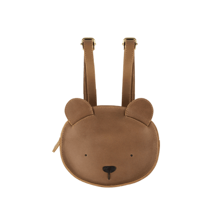 Kapi Classic Backpack | Bear | Cognac Classic Leather