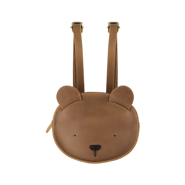 Kapi Classic Backpack | Bear | Cognac Classic Leather