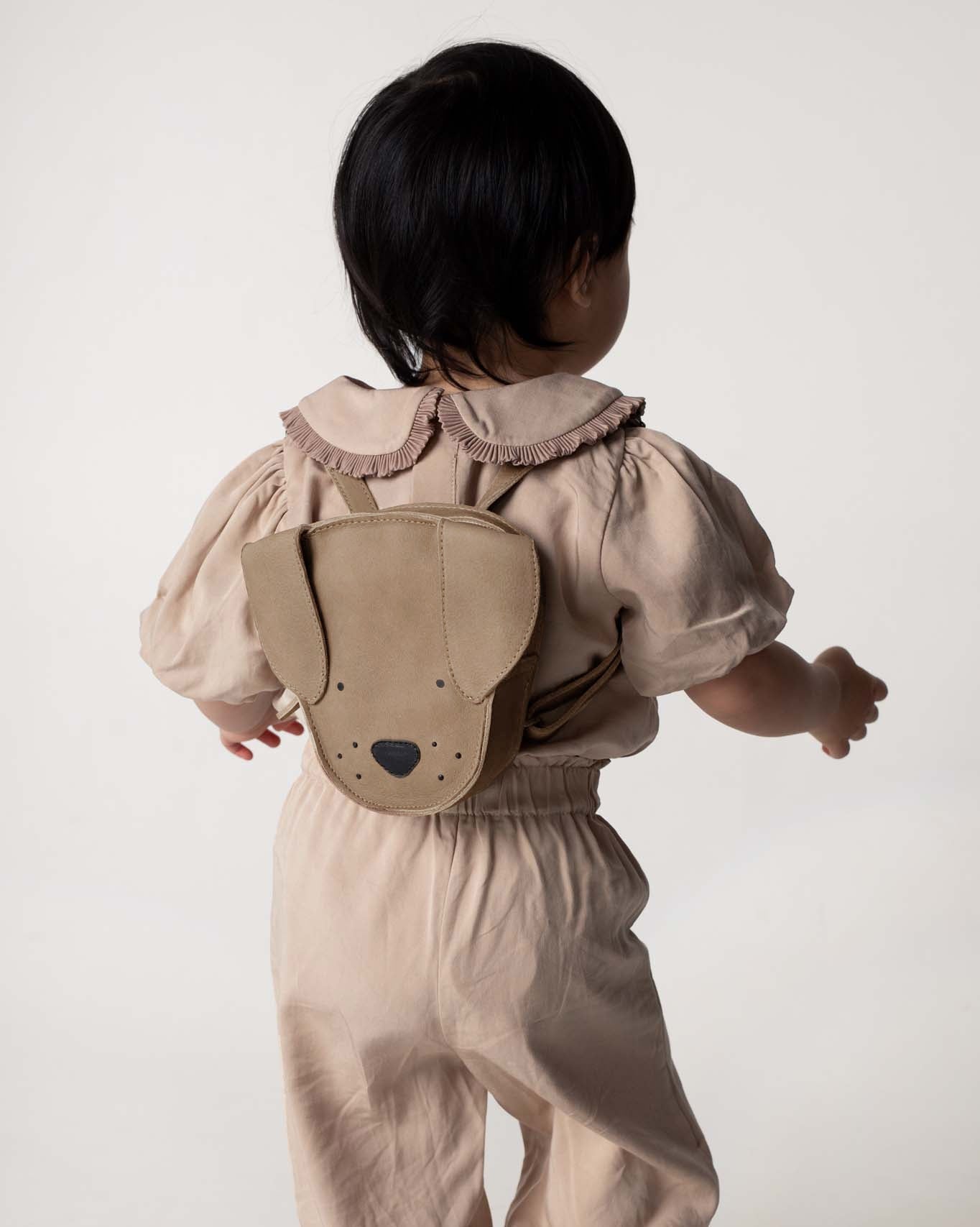 Qapi Classic Backpack | Dog | Light Rust Leather – Donsje Amsterdam