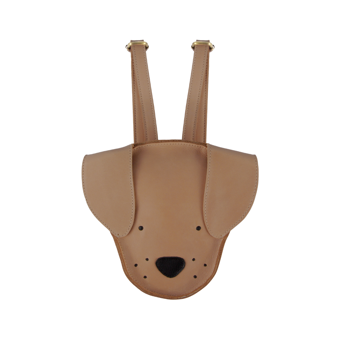 Qapi Classic Backpack | Dog | Light Rust Leather