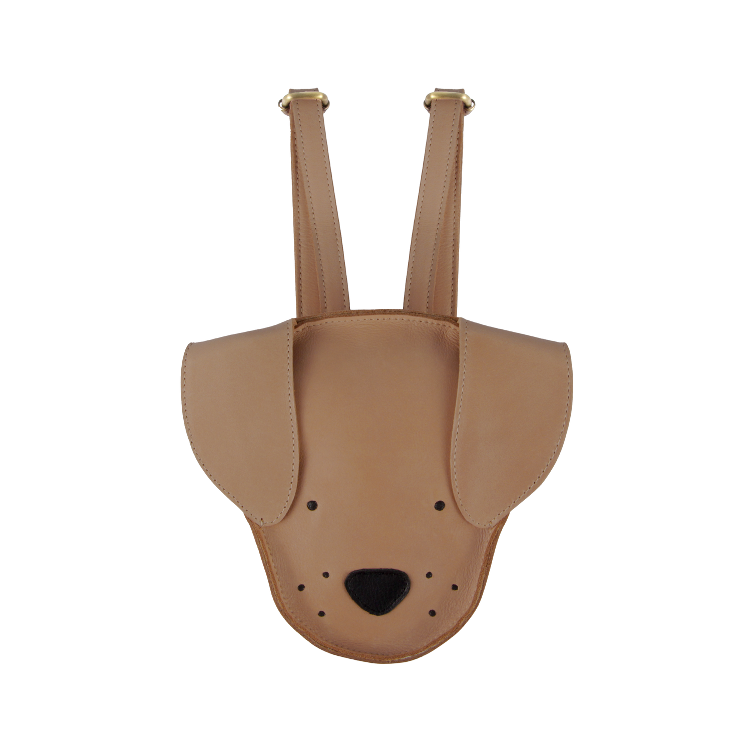 Qapi Classic Backpack | Dog | Light Rust Leather