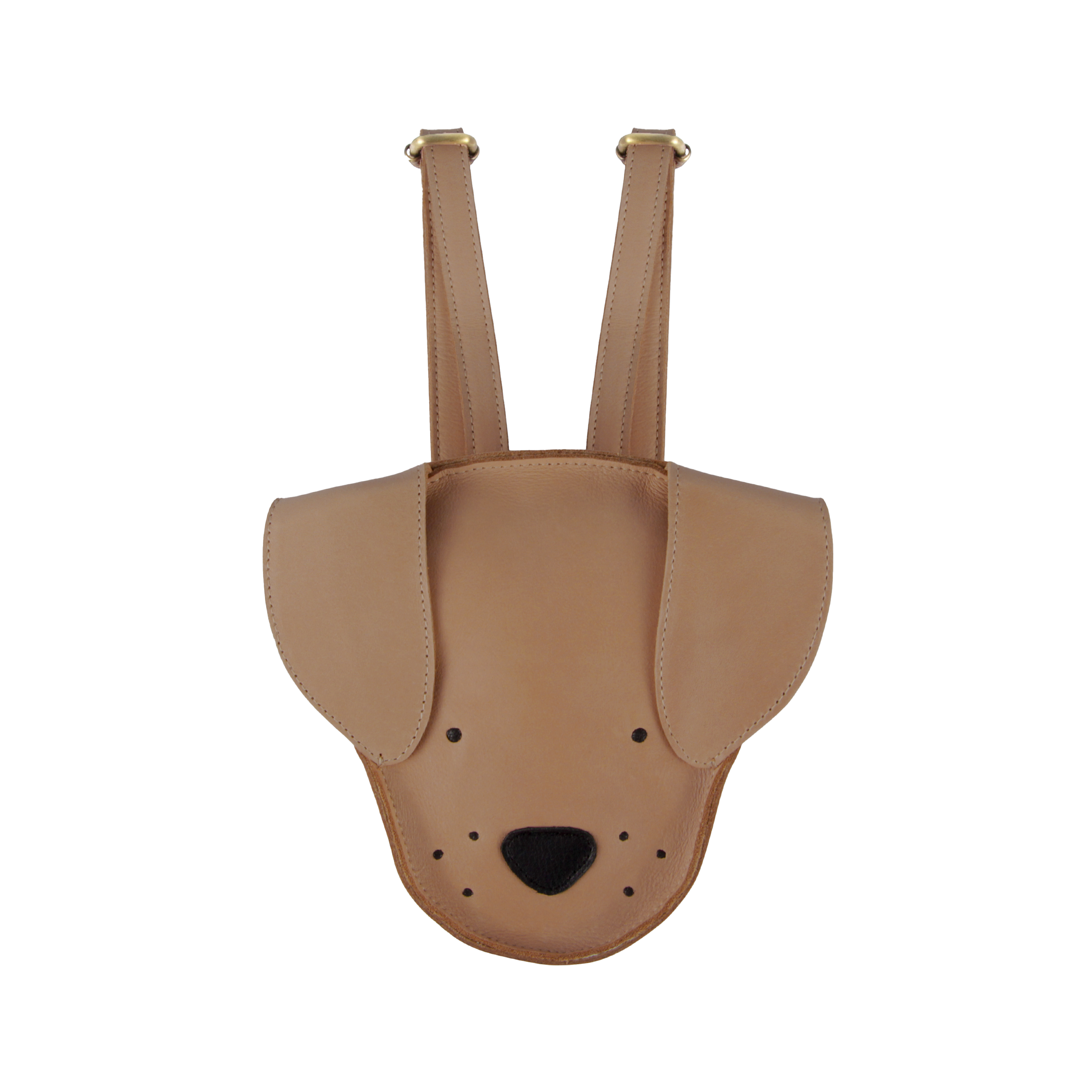 Qapi Classic Backpack | Dog | Light Rust Leather