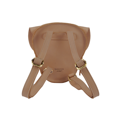 Qapi Classic Backpack | Dog | Light Rust Leather