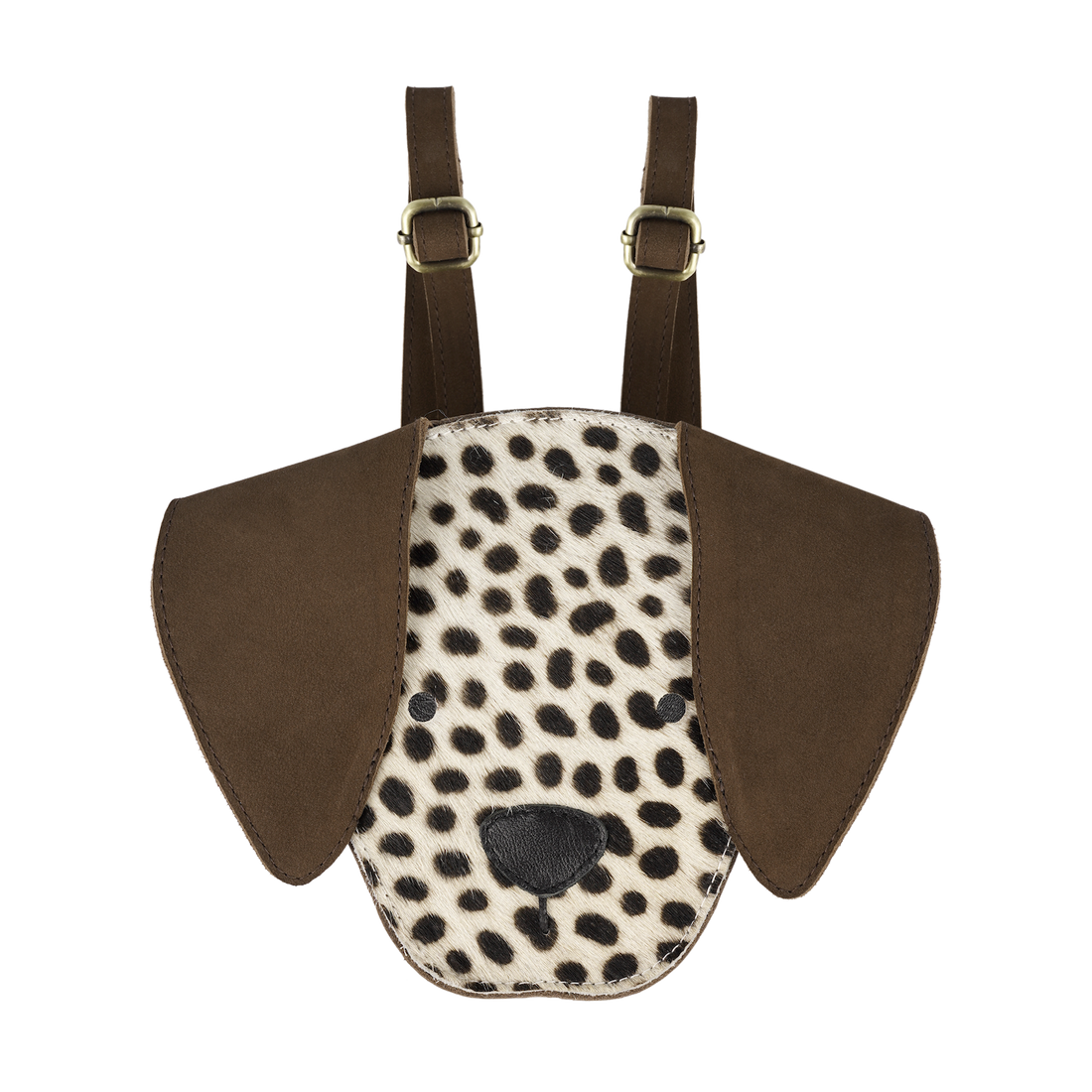 Kapi Exclusive Backpack | Dalmatian | Black Spotted Cow Hair