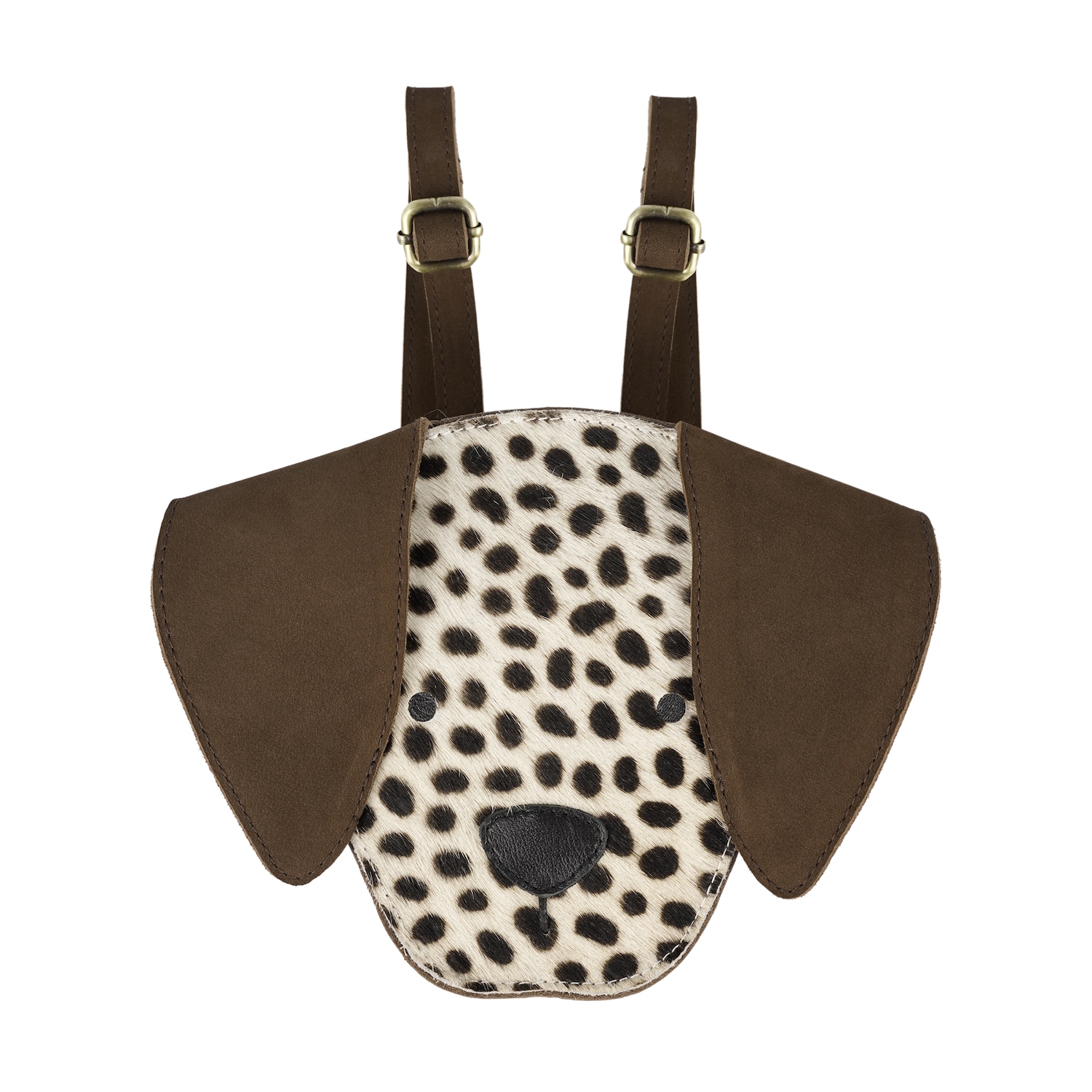 Kapi Exclusive Backpack | Dalmatian | Black Spotted Cow Hair