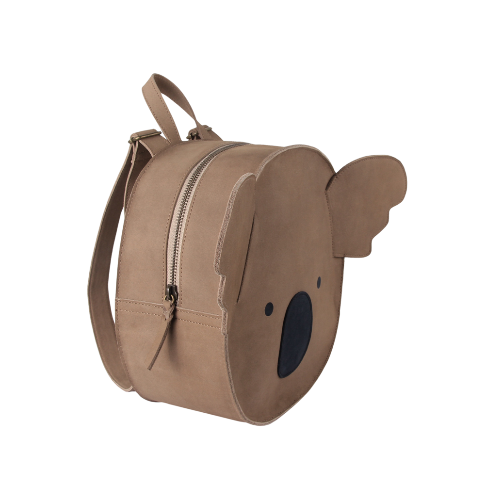 donsje コアラ リュック タグ付き ポーチ付き Umi Schoolbag | Koala | Truffle Nubuck – Donsje Amsterdam