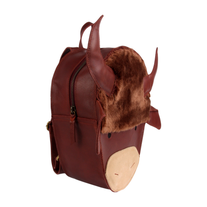 Umi Schoolbag | Buffalo | Burgundy Classic Leather