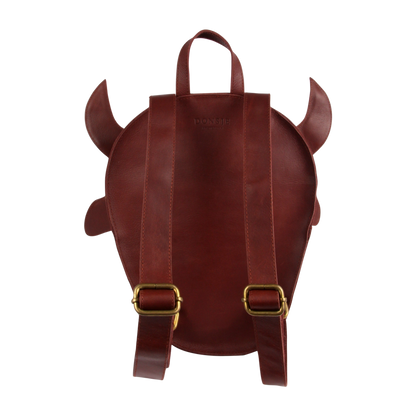 Umi Schoolbag | Buffalo | Burgundy Classic Leather