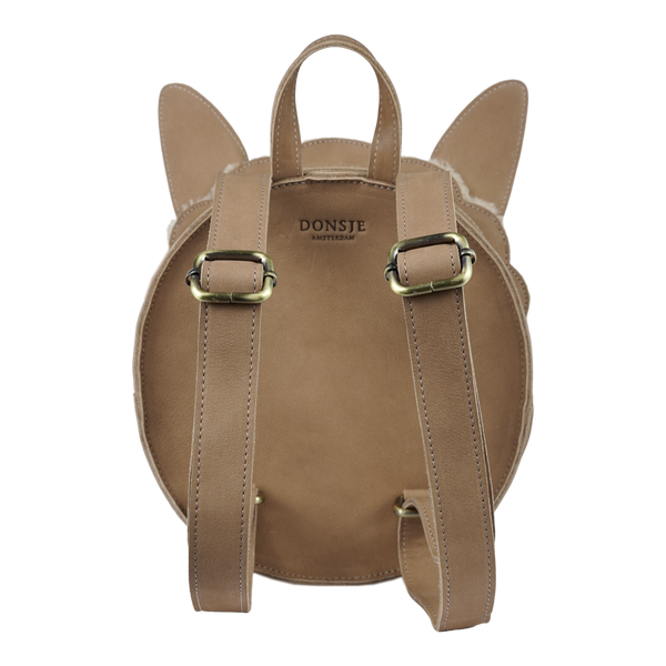Umi Schoolbag | Alpaca | Beige Curly Faux Fur