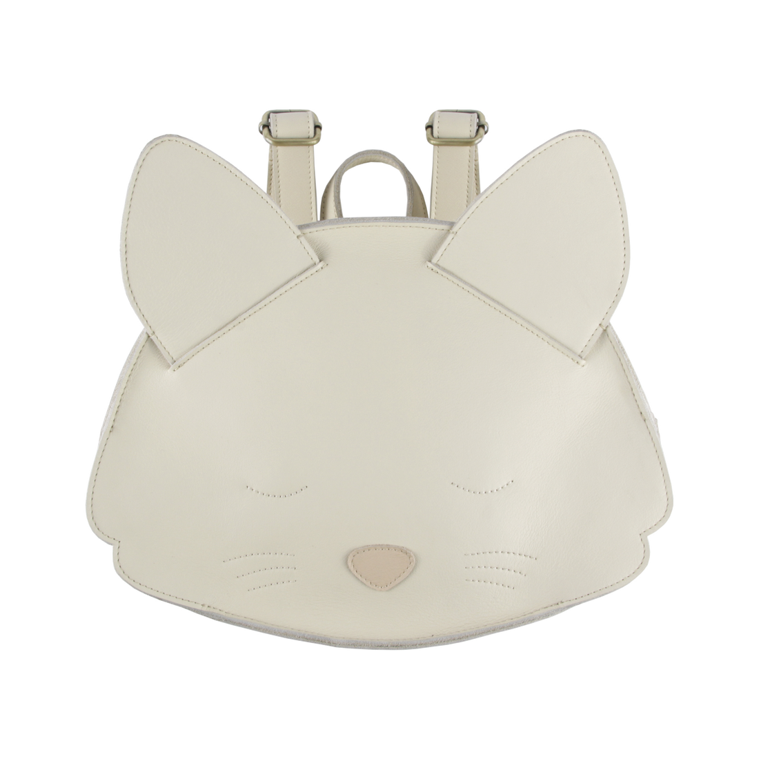 Umi Schoolbag | Kitten | Cream Leather