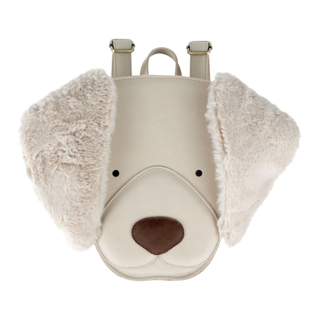 Umi Schoolbag | Golden Retriever | Ivory Classic Leather