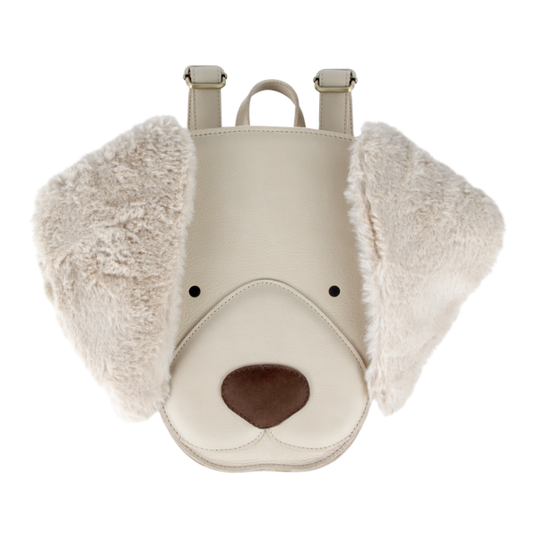 Umi Schoolbag | Golden Retriever | Ivory Classic Leather