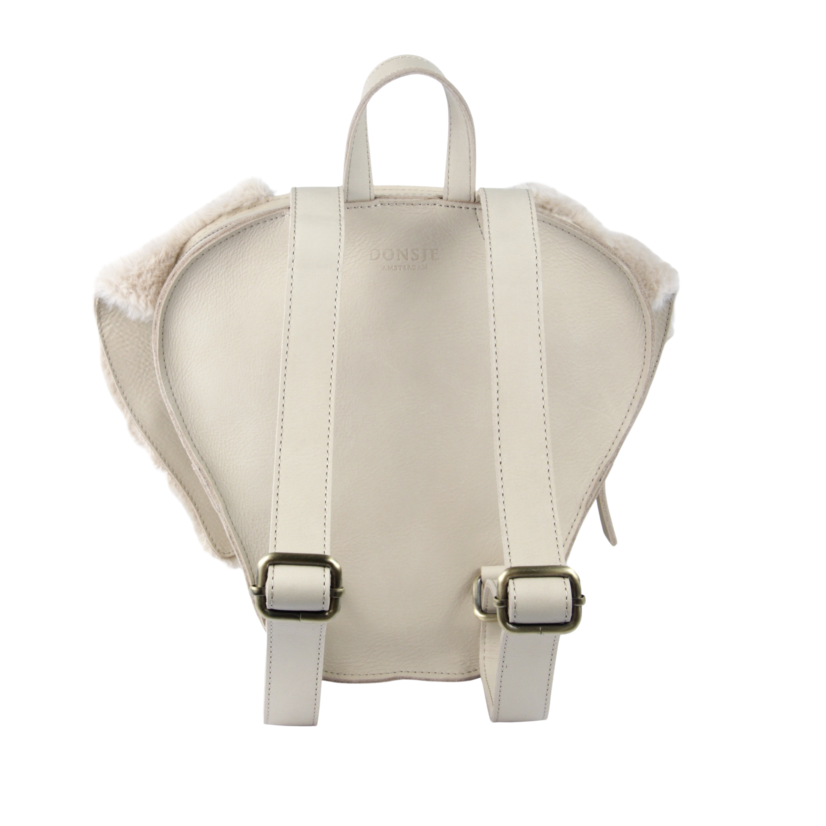Umi Schoolbag | Golden Retriever | Ivory Classic Leather