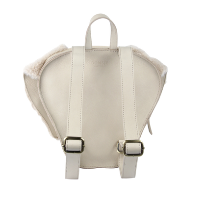 Umi Schoolbag | Golden Retriever | Ivory Classic Leather
