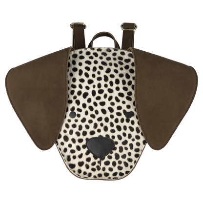 Umi Schoolbag | Dalmatian | Black Spotted Cow Hair