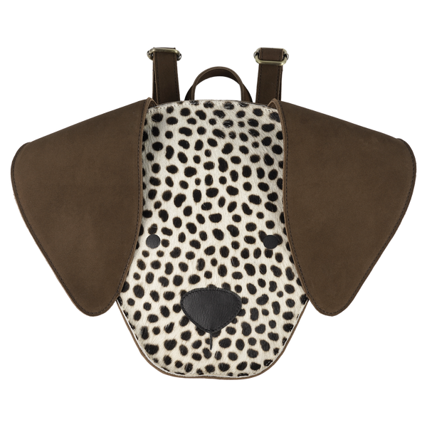 Umi Schoolbag | Dalmatian | Black Spotted Cow Hair