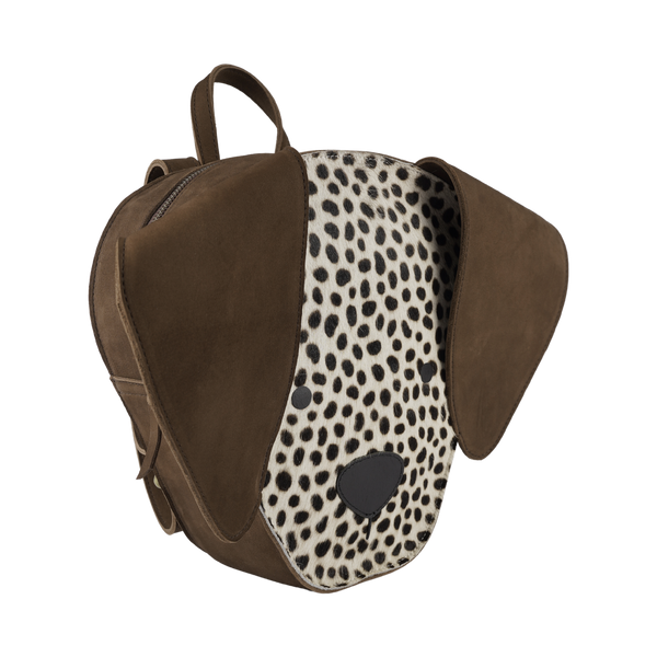 Umi Schoolbag | Dalmatian | Black Spotted Cow Hair