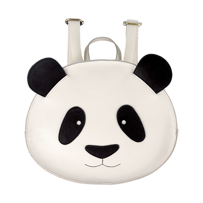 Umi Schoolbag | Panda | Off White Leather