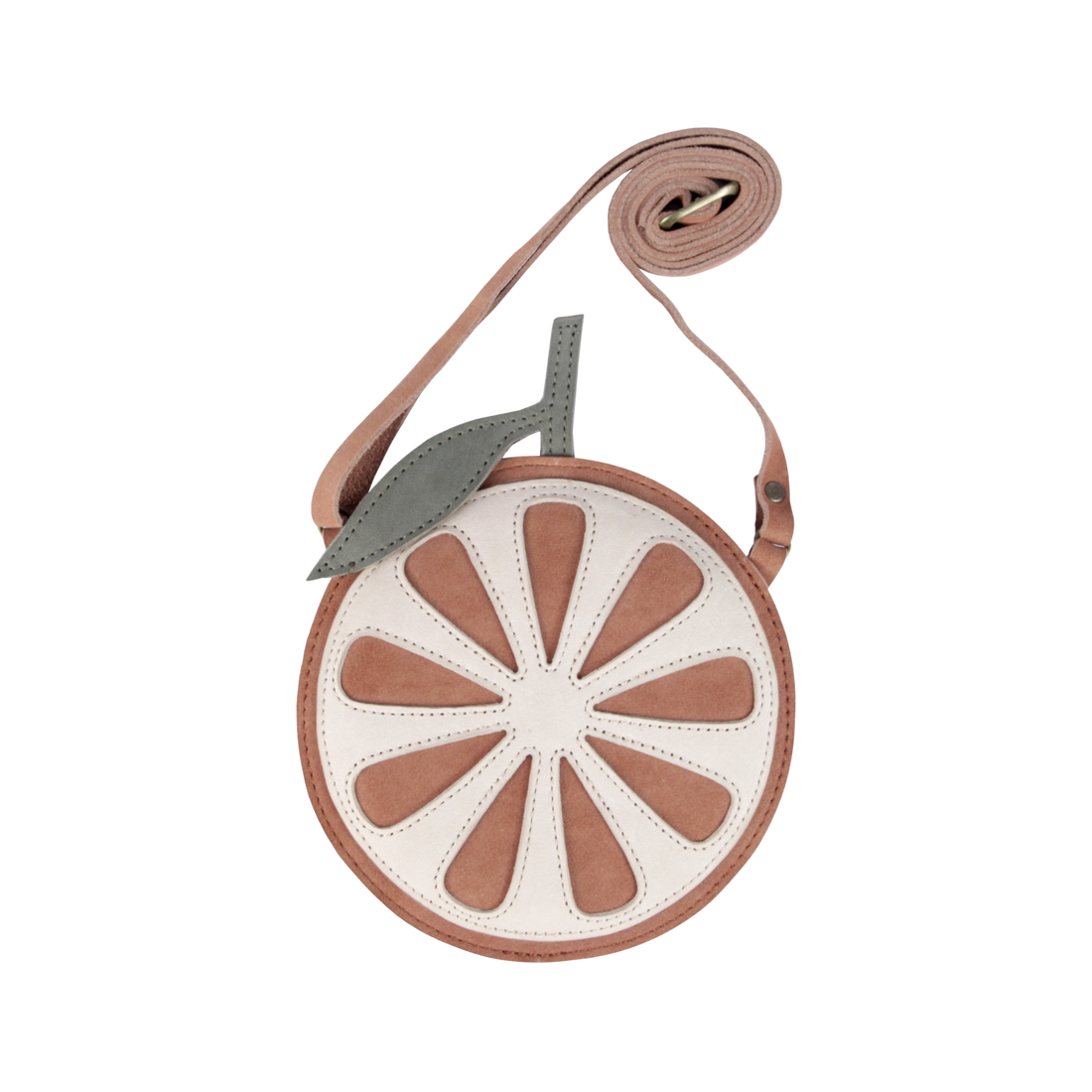 Nanoe Fruit Purse | Grapefruit | Walnut Nubuck