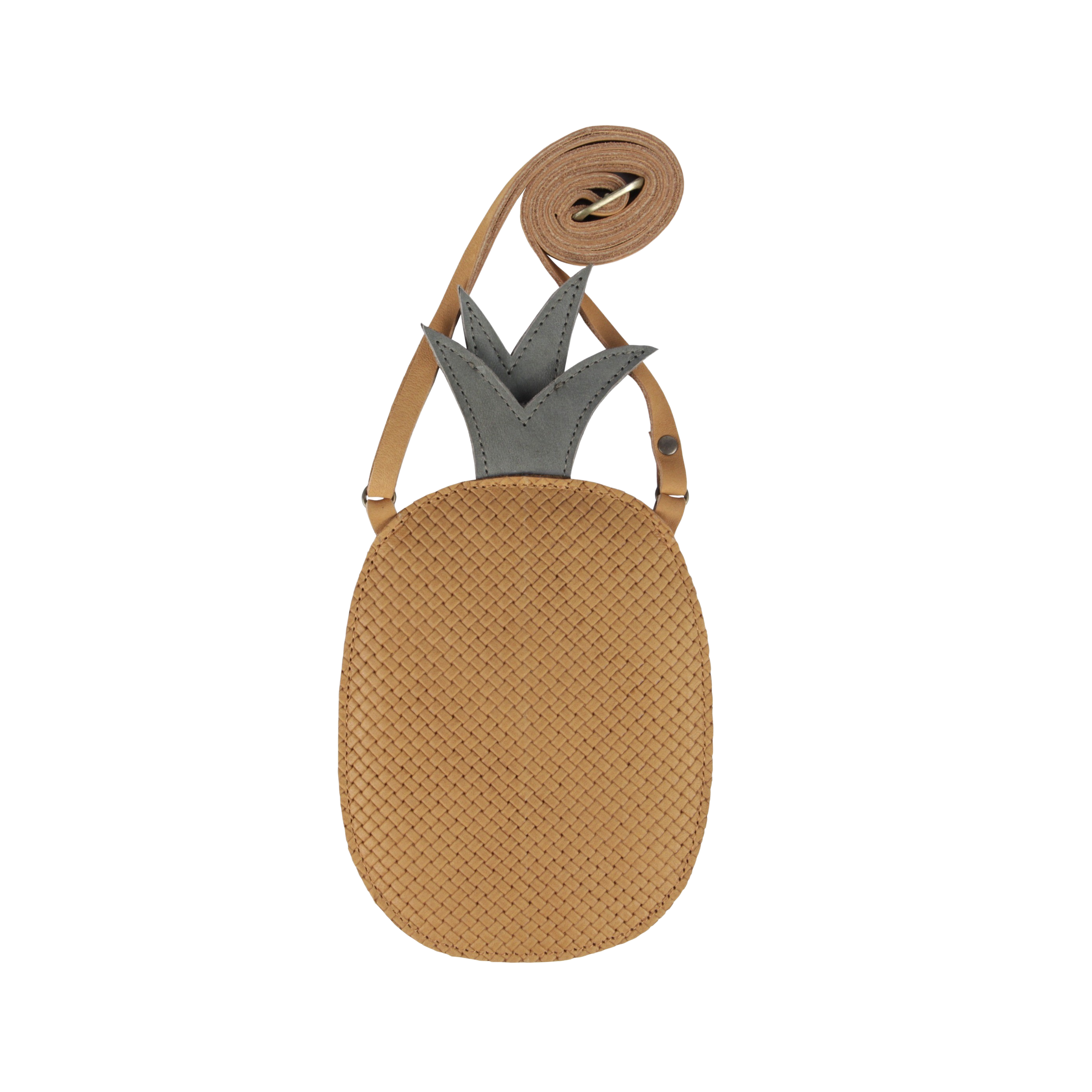 Nanoe Fruit Purse | Pineapple | Caramel Nubuck