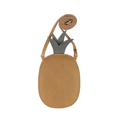 Nanoe Fruit Purse | Pineapple | Caramel Nubuck