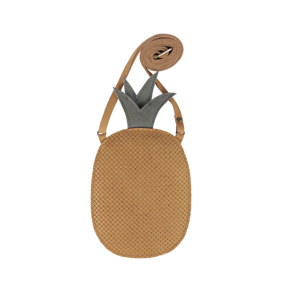 Nanoe Fruit Purse | Pineapple | Caramel Nubuck