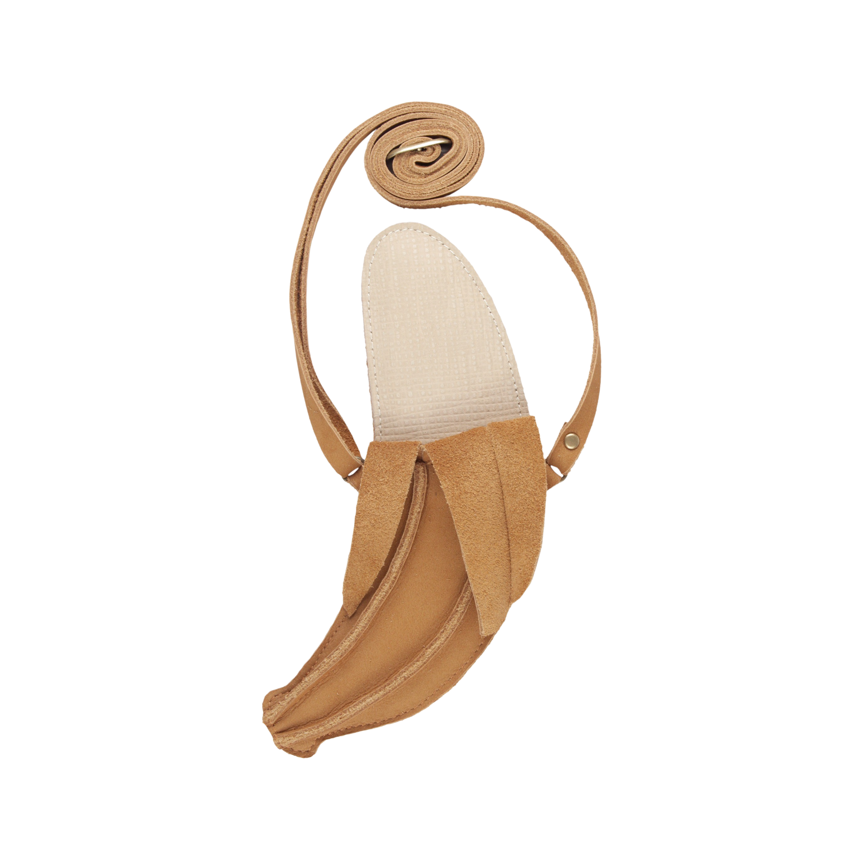 Nanoe Fruit Purse | Banana | Caramel Nubuck