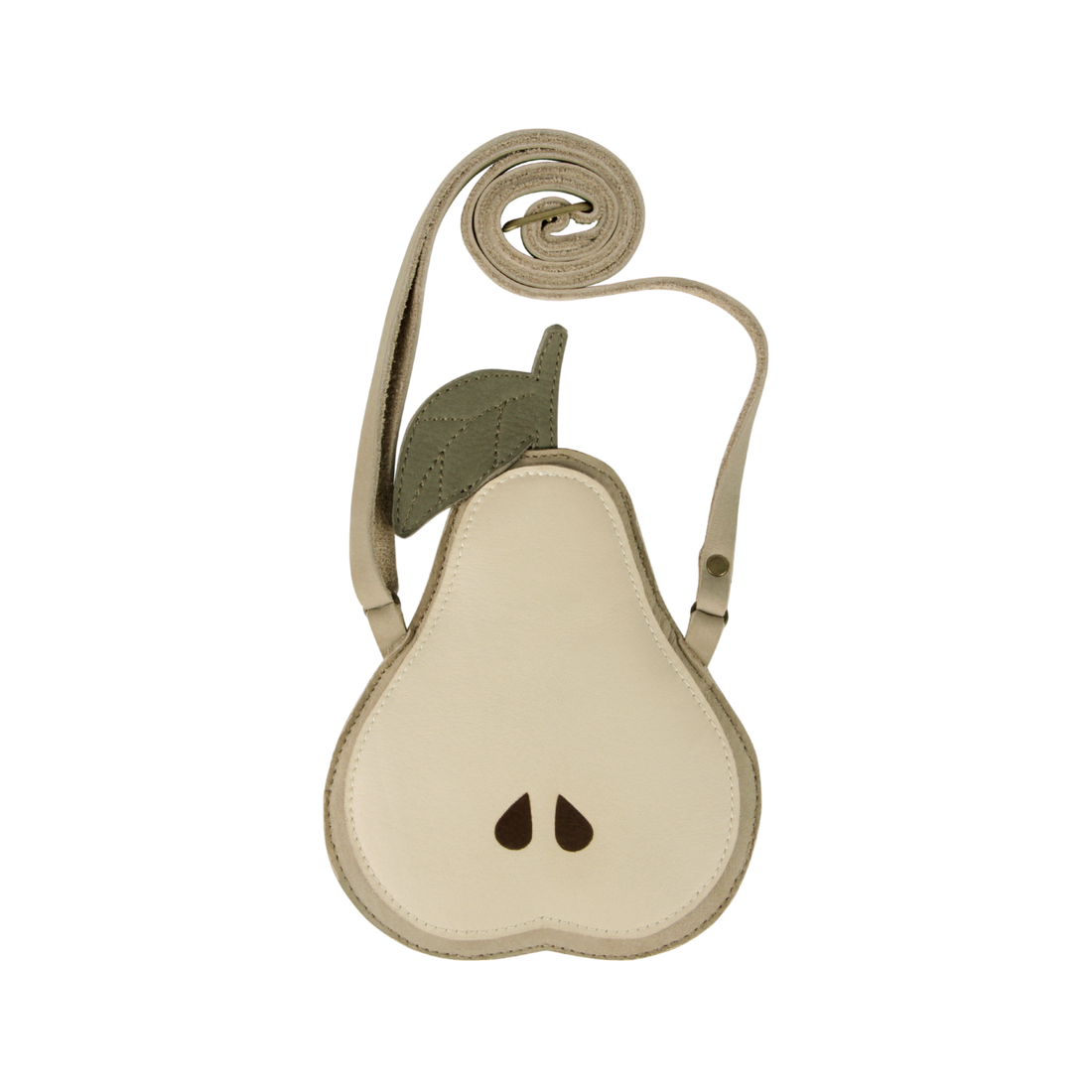 Nanoe Fruit Purse | Pear | Taupe Nubuck