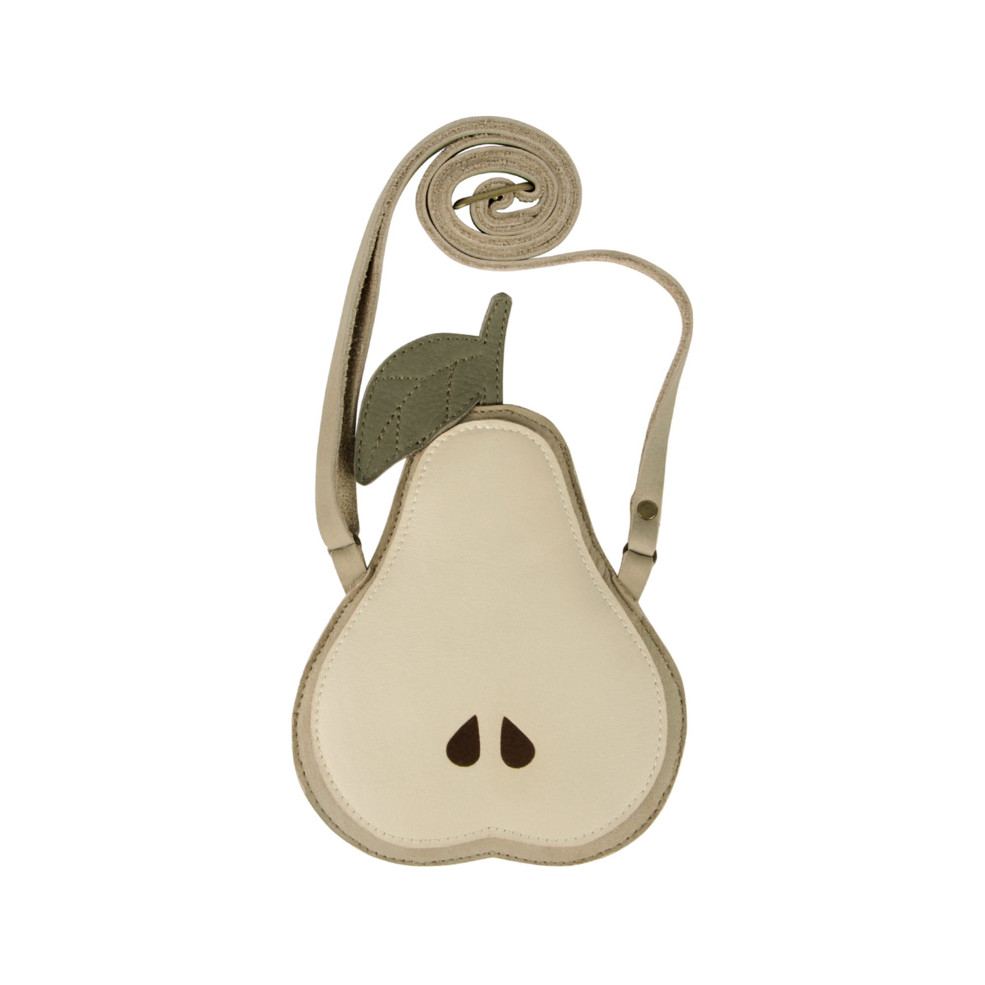 Nanoe Fruit Purse | Pear | Taupe Nubuck