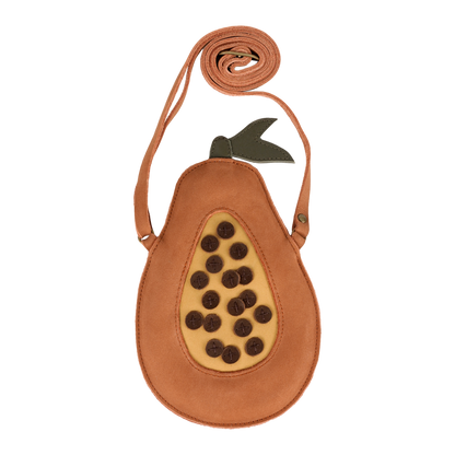 Nanoe Fruit Purse | Papaya | Walnut Nubuck