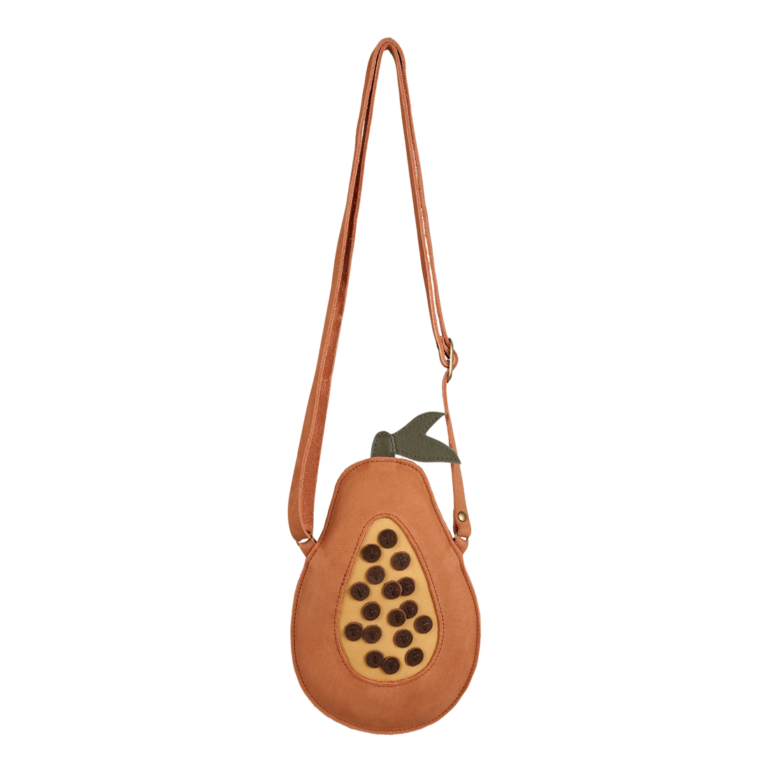 Nanoe Fruit Purse | Papaya | Walnut Nubuck