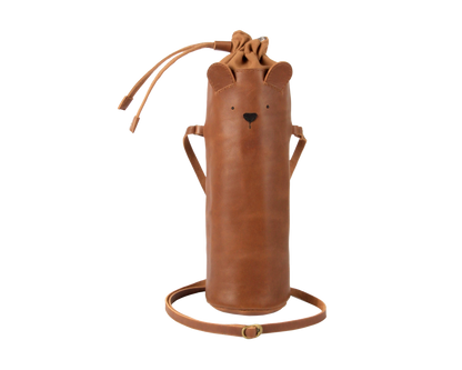 Flosko Bottle Bag | Bear | Cognac Classic Leather