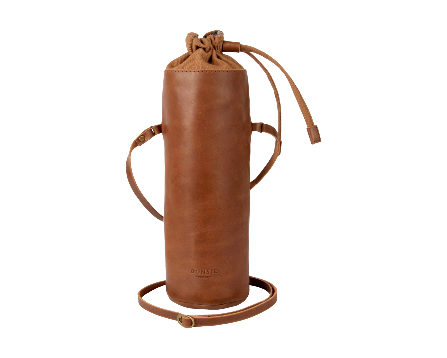 Flosko Bottle Bag | Bear | Cognac Classic Leather