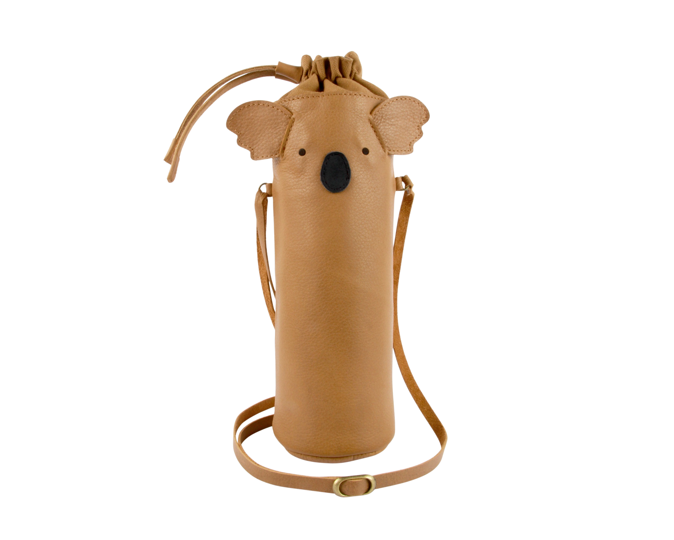 Flosko Bottle Bag | Koala | Nutmeg Leather