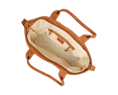 Fuji Diaper Bag | Lion | Toast Grain Leather
