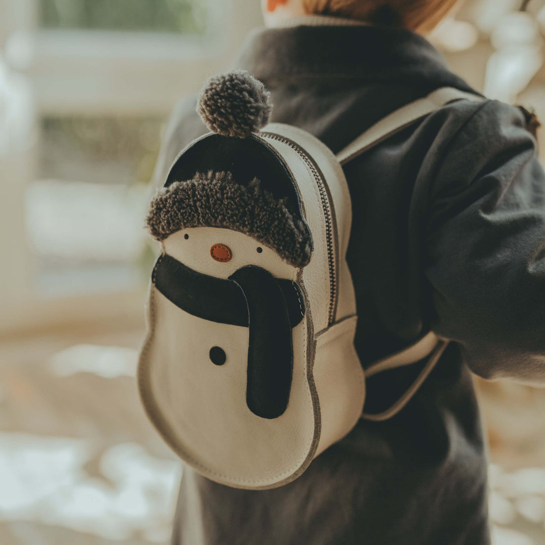 Kliff Backpack | Snowman | Off White Leather