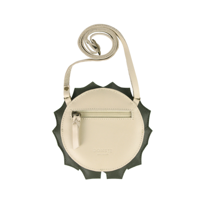 Wenda Purse | Holly Wreath | Off White Leather