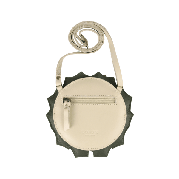 Wenda Purse | Holly Wreath | Off White Leather