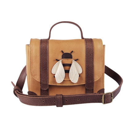 Trychel Bum Bag | Bee | Camel Classic Leather