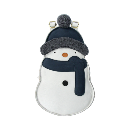 Snoo Schoolbag | Snowman | Off White Leather