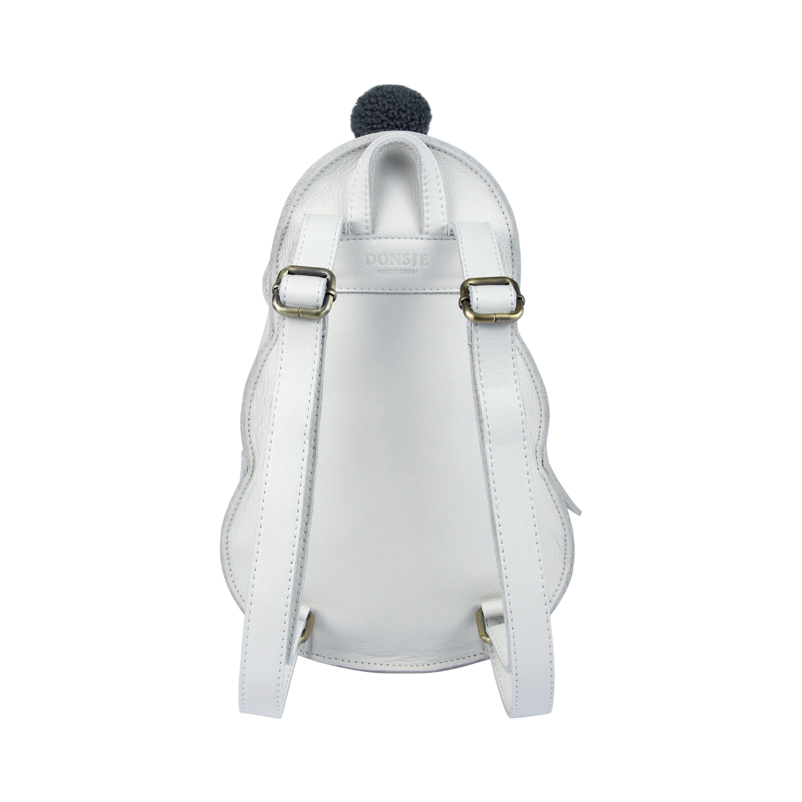 Snoo Schoolbag | Snowman | Off White Leather