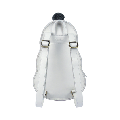 Snoo Schoolbag | Snowman | Off White Leather