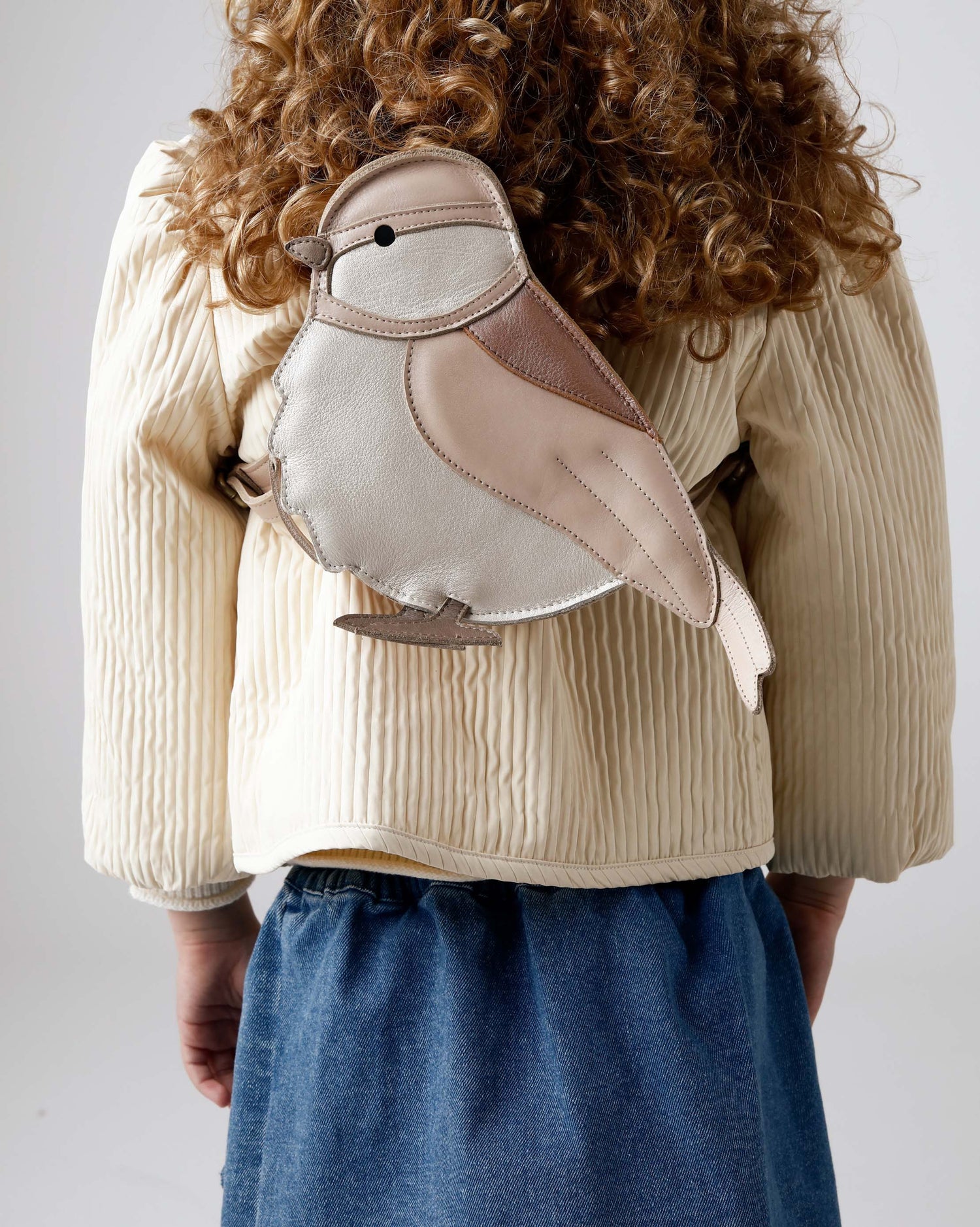 Pierre Backpack | Pink Chickadee | Powder Metallic Nubuck