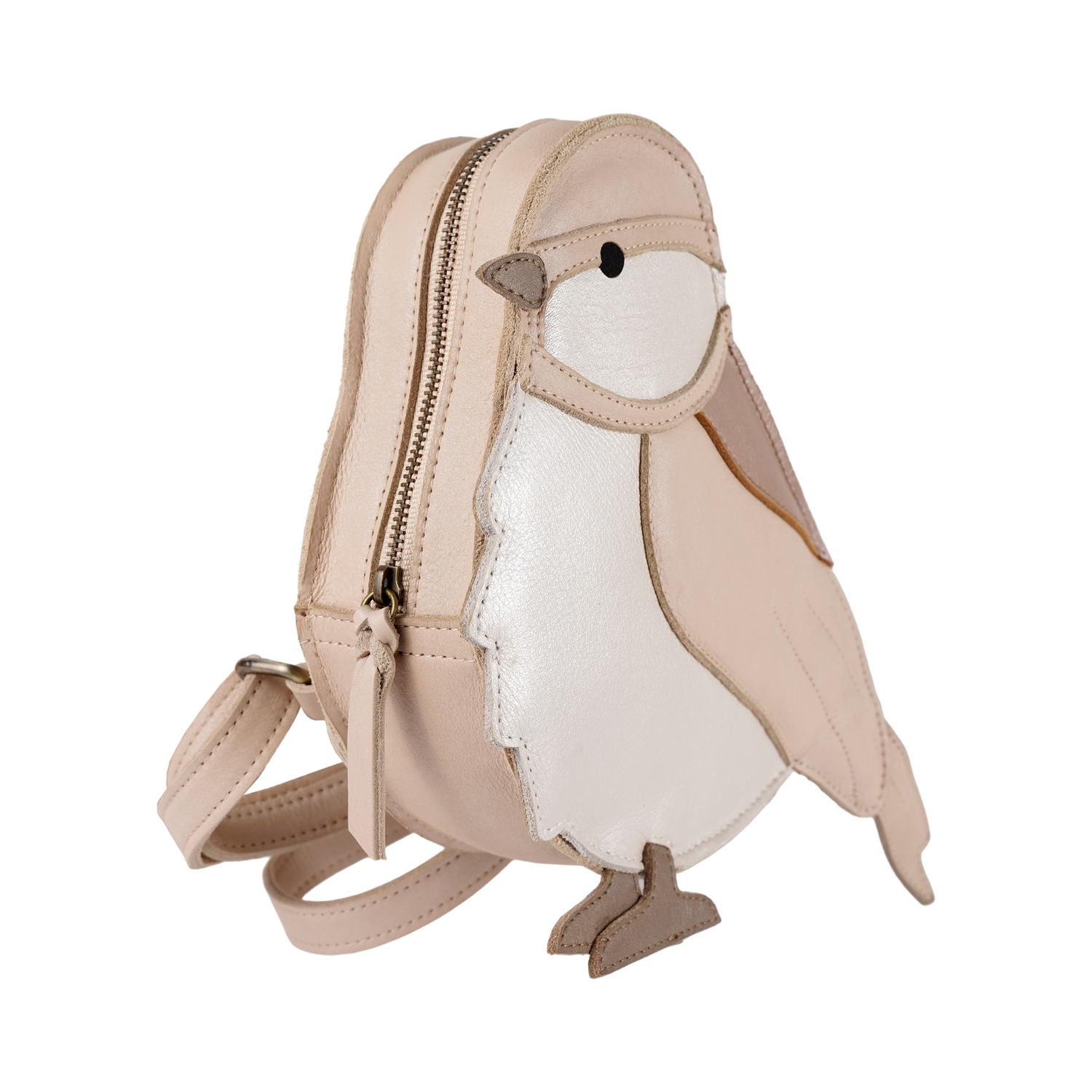 Pierre Backpack | Pink Chickadee | Powder Metallic Nubuck