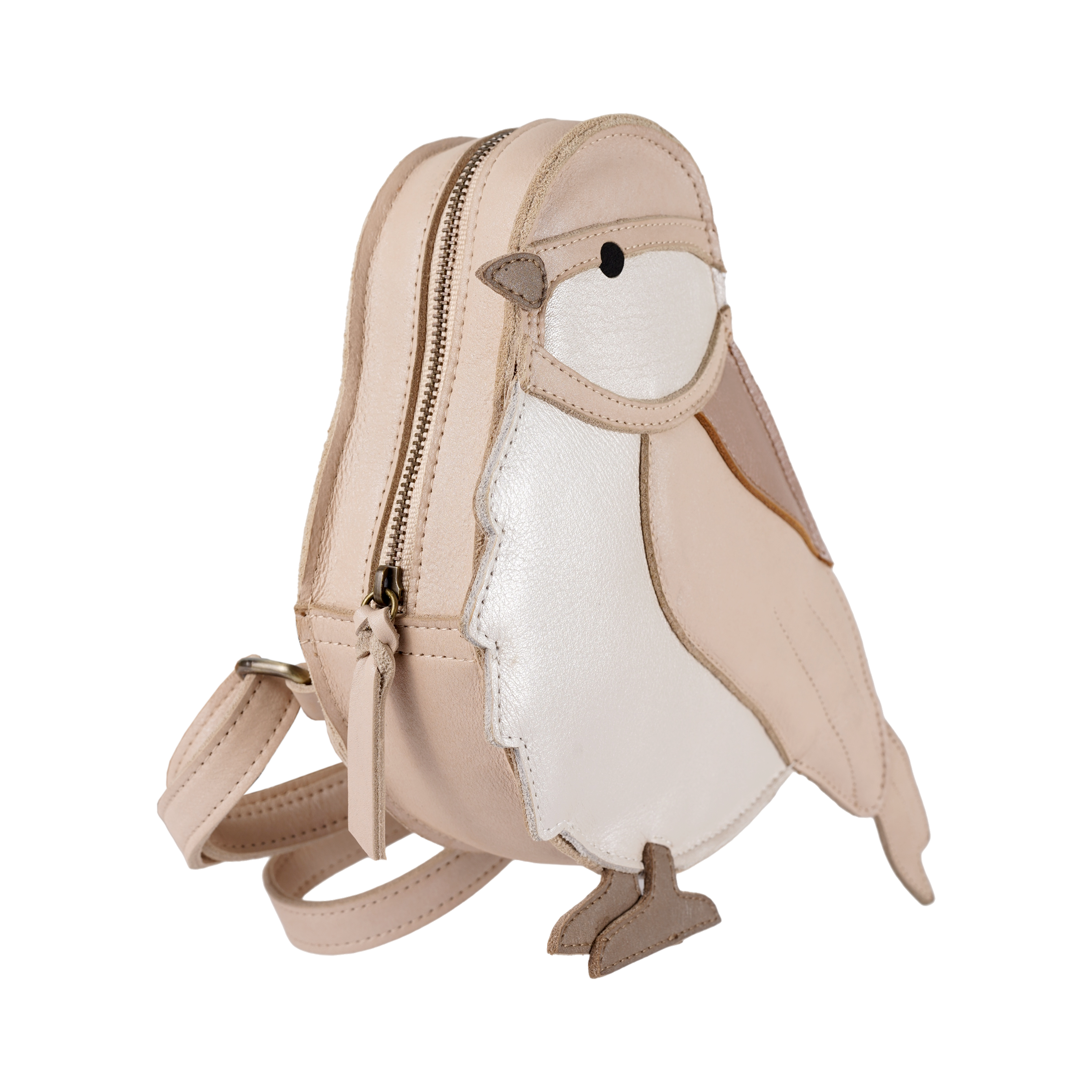 Pierre Backpack | Pink Chickadee | Powder Metallic Nubuck