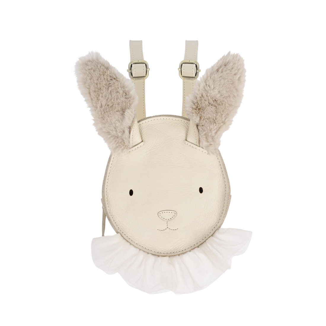 Festie Backpack | Festive Rabbit | Cream Leather