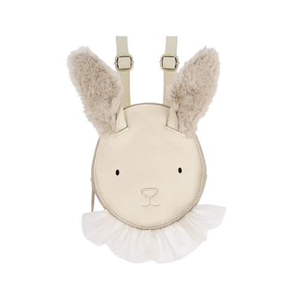 Festie Backpack | Festive Rabbit | Cream Leather – Donsje Amsterdam Festie Backpack | Festive Rabbit | Cream Leather – Donsje Amsterdam
