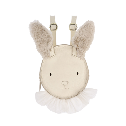 【新品未使用】Donsje Backpack Fluffy Bunny リュック Buna Exclusive Backpack | Bunny | Champagne Metallic Leather