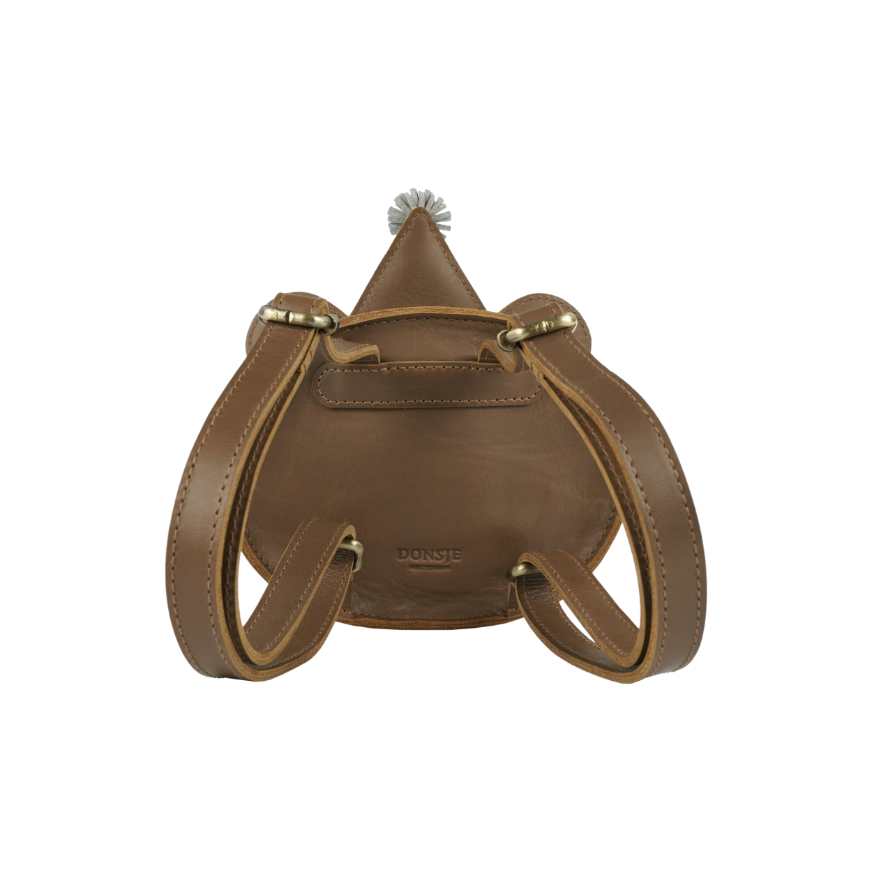 Tendo Backpack | Festive Bear | Cognac Classic Leather